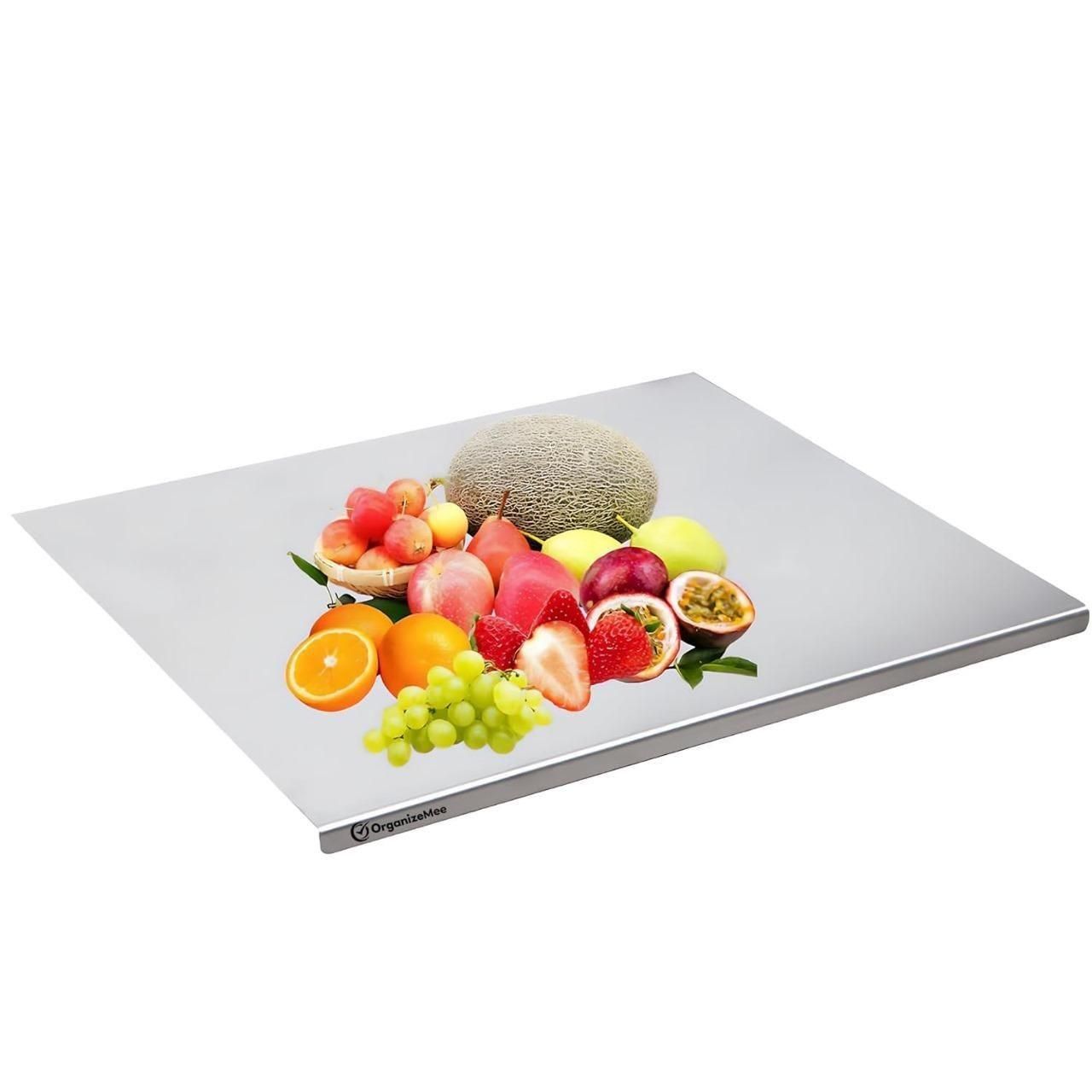 Scratch Less Stainless Steel Chopping Board (35x31cm)