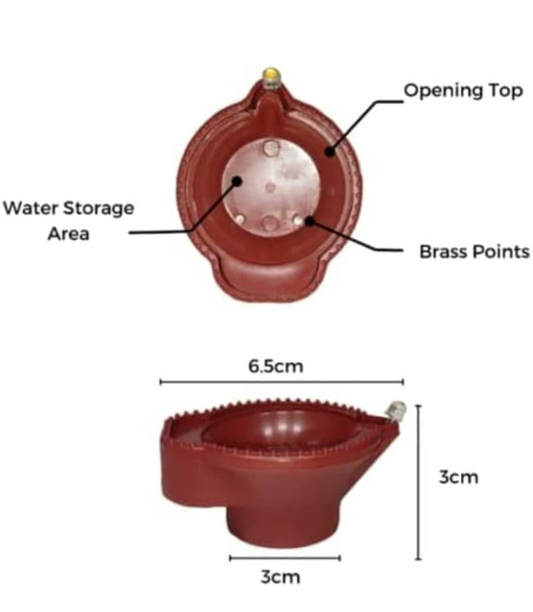 LED Water Sensor Diyas (Re-Usable & Long Lasting)