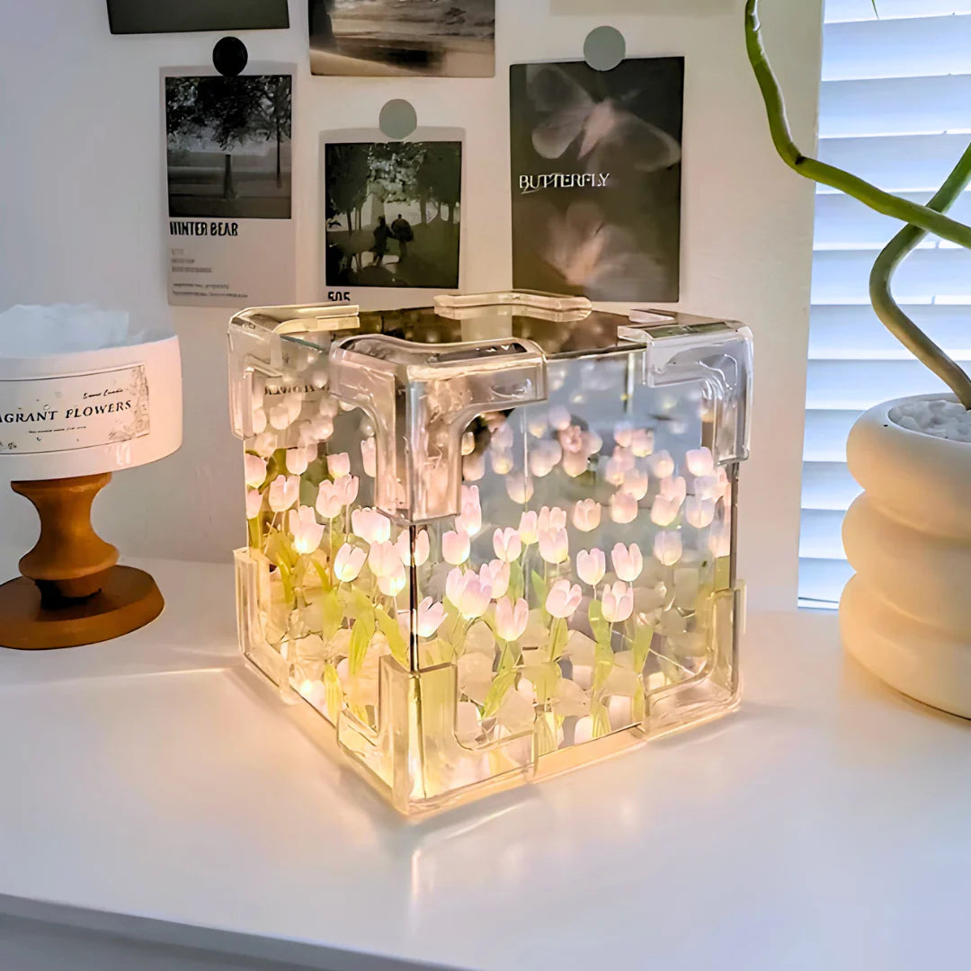 DIY Infinity Tulip Lamp