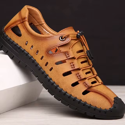 Men's Boss Leather Shoes (Brown Color)